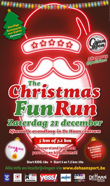 The Christmas Fun Run in De Haan
