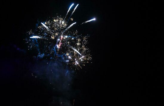 Vuurwerk in Sint-Idesbald